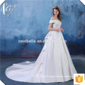 Customized Glamorous Cap Sleeve Puffy Ivory Ball Gown Brides Dress Wedding Gowns Aliexpress Made in China Wedding Dresses